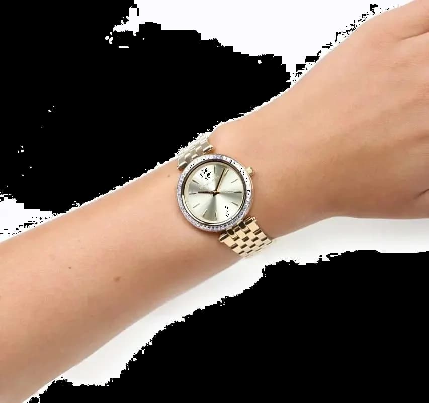 Montre Michael Kors Darci MK3365 pour Femme, Cadran Doré 33mm en Acier Doré vue 5