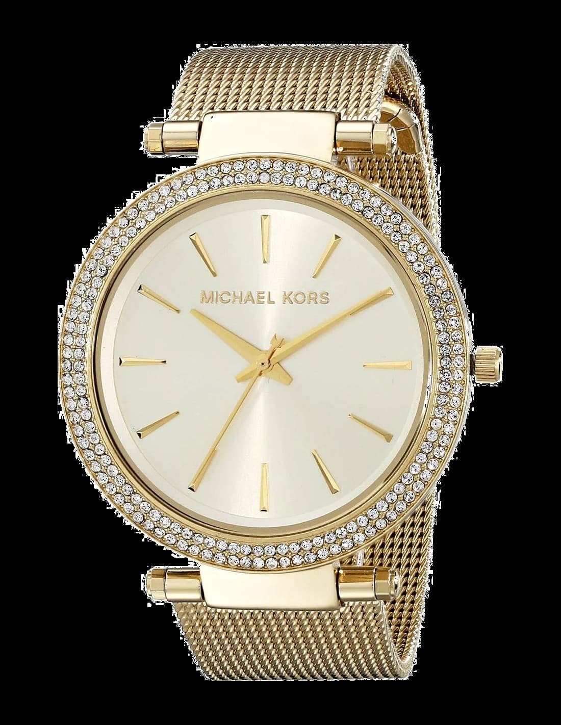 Montre Femme Michael Kors MK3368 Darci - Boîtier et Bracelet Maille Milanaise en Acier Doré