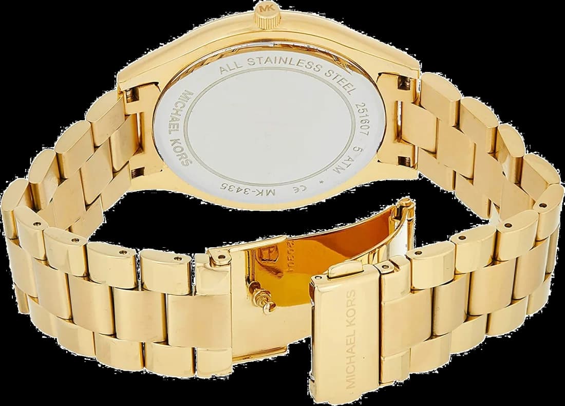 Montre Femme Michael Kors MK3435 - Boîtier Doré, Cadran Vert Émeraude vue 3