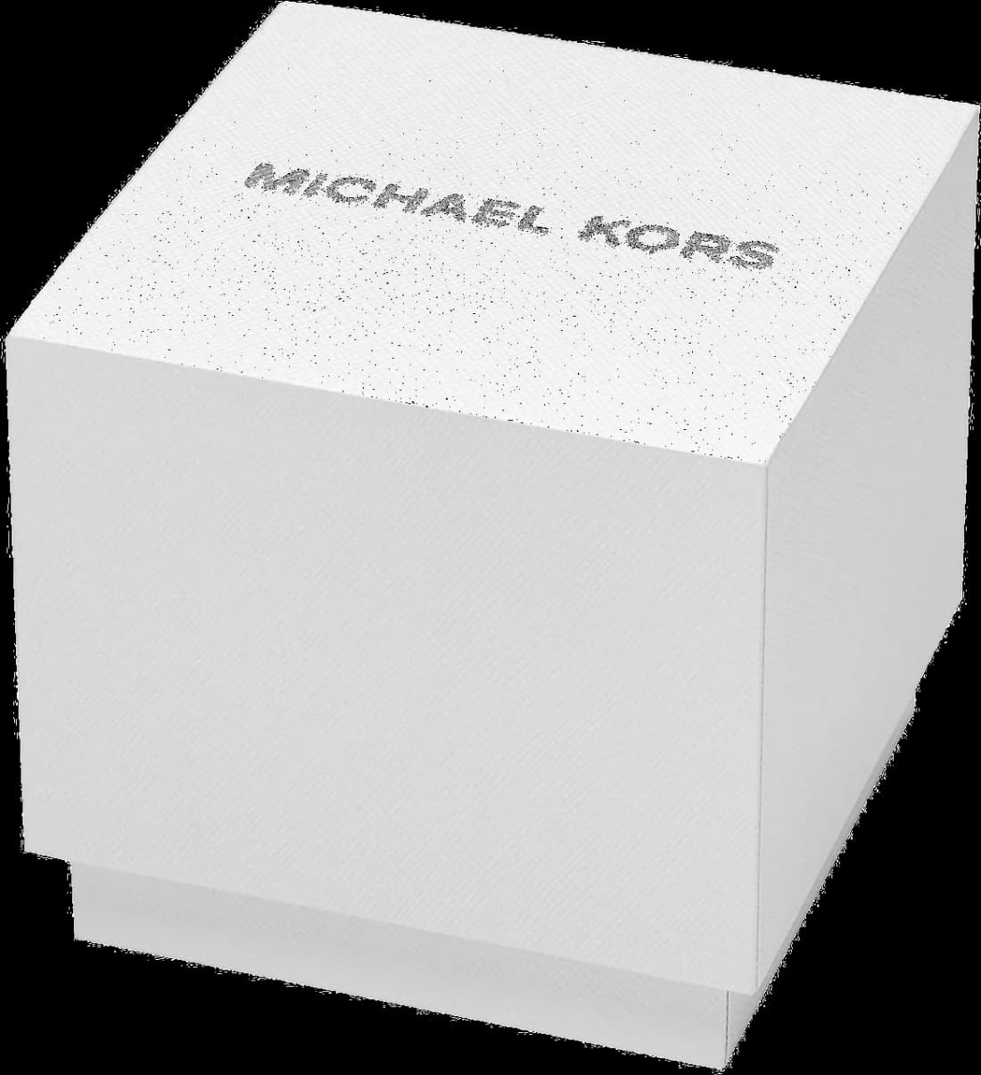 Attache bracelet Michael Kors MK3779 en acier inoxydable argenté avec fermoir déployant et maillons polis