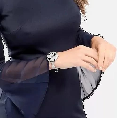 Attache bracelet Michael Kors MK3783 en acier inoxydable bicolore à maillons et fermoir déployant