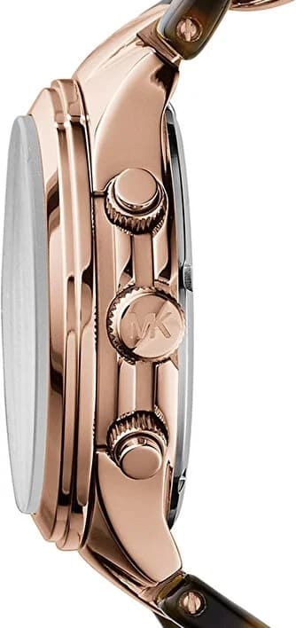 Visage cadran Michael Kors MK4269 comportant index appliqués et guichet date à 3h mouvement quartz
