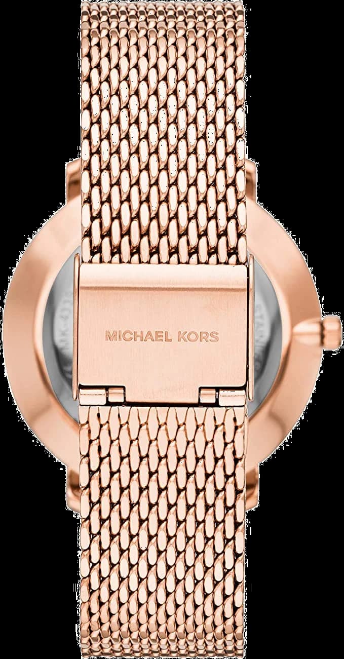 Zoom sur le cadran or rose du Michael Kors MK4340