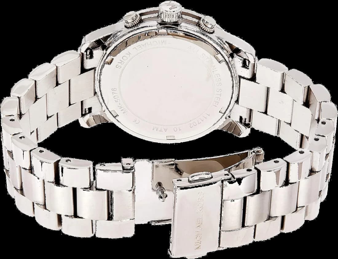Montre Michael Kors Runway MK5076 argentée - Unisexe vue 3