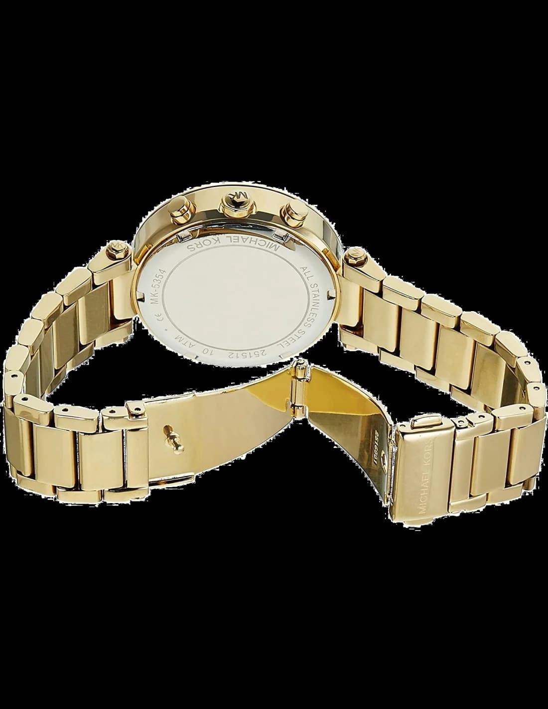 Montre Femme Michael Kors MK5354 Parker - Boîtier et Bracelet Acier Doré, Cadran à Cristaux Swarovski vue 3