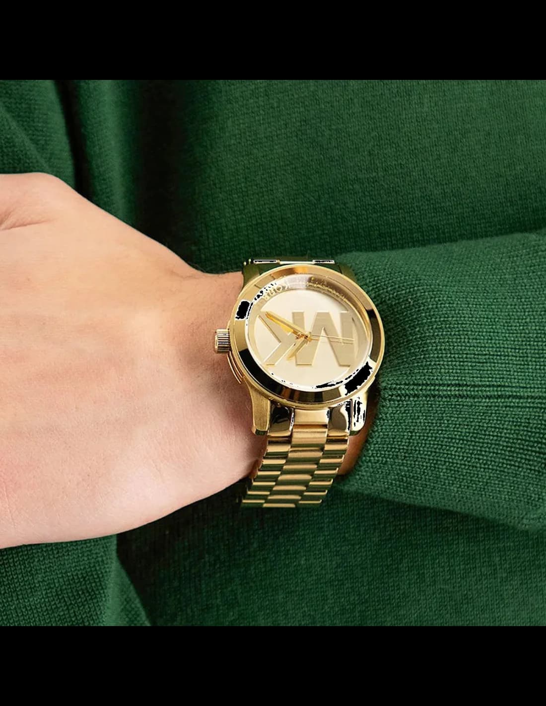 Montre Femme Michael Kors MK5473 en Acier Inoxydable Doré vue 5