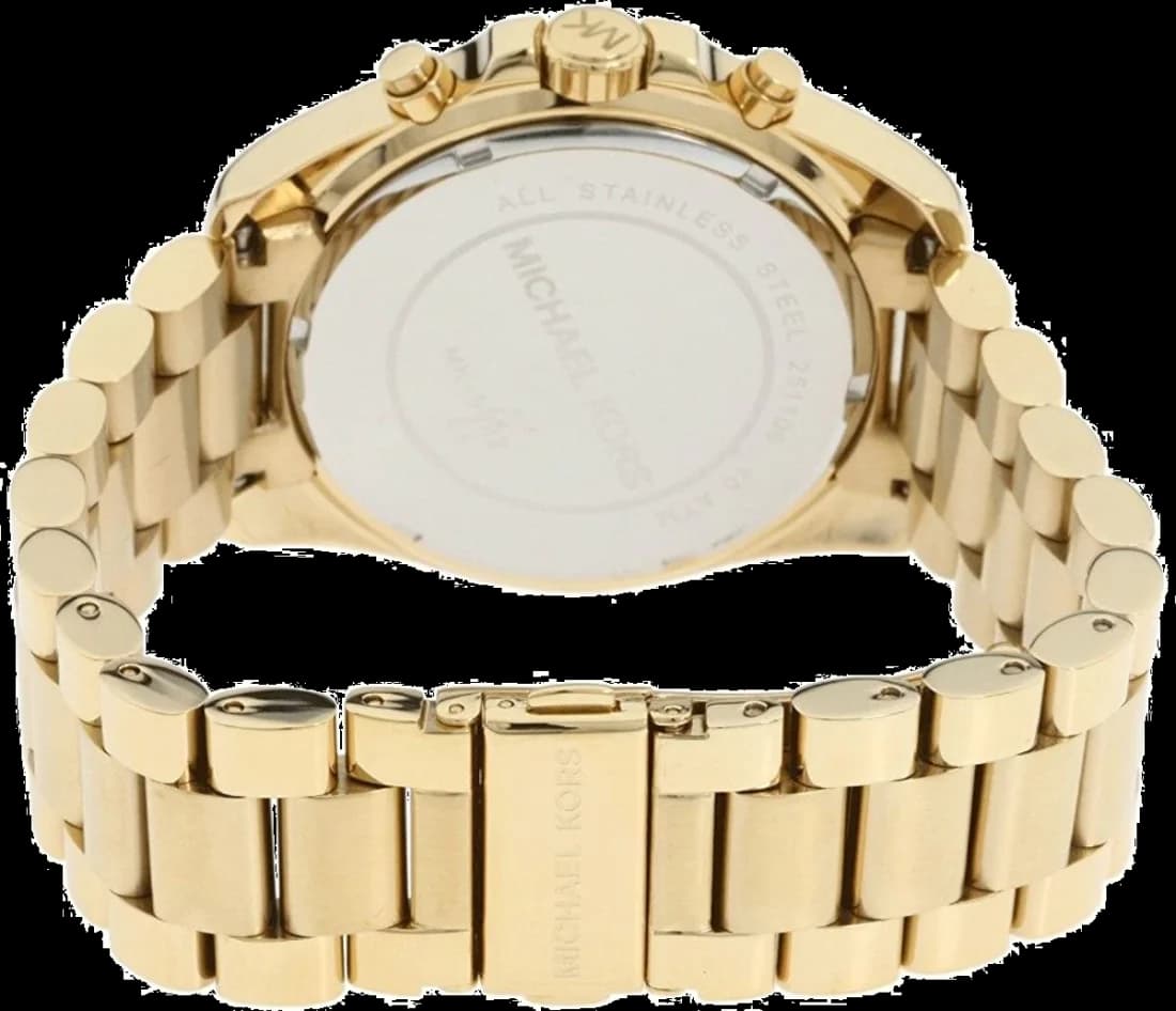 Chronographe Michael Kors MK5502 Bradshaw Femme en Acier Doré vue 2