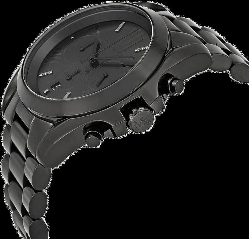 Montre Femme Michael Kors MK5550 Chronographe Acier Inoxydable Noir 45 mm vue 3