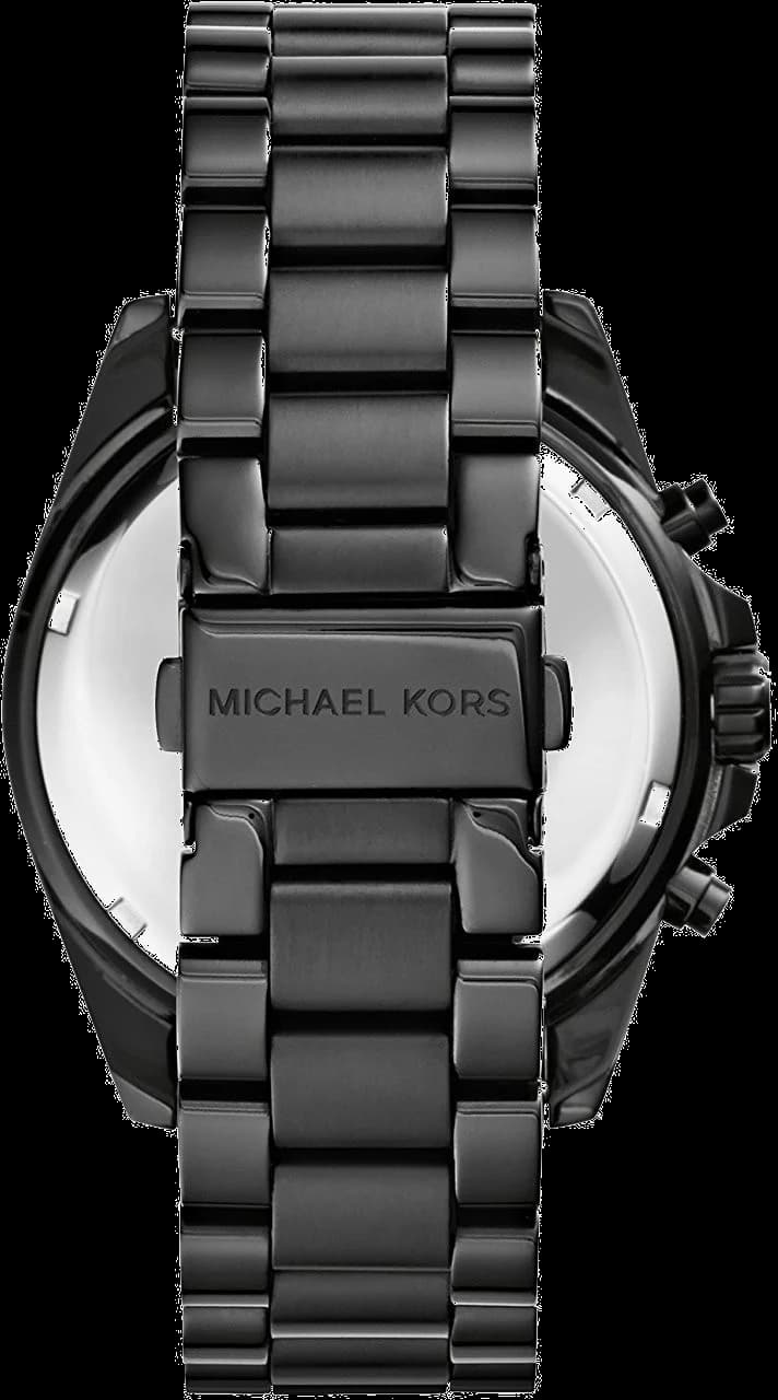 Montre Femme Michael Kors MK5550 Chronographe Acier Inoxydable Noir 45 mm vue 4