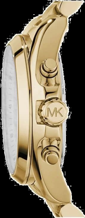 Montre Femme Michael Kors Bradshaw MK5605 - Chronographe Quartz en Acier Doré vue 2