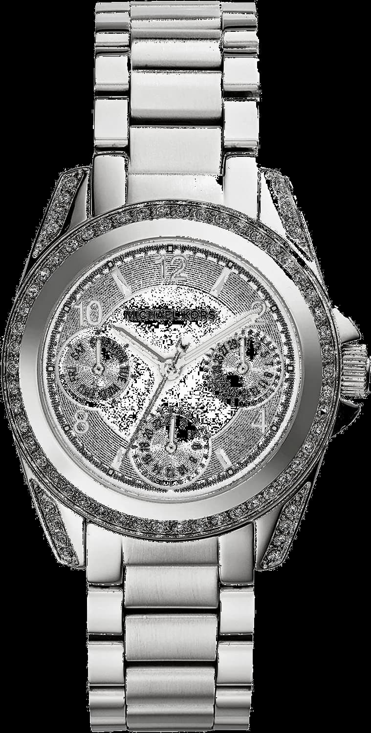 Montre Femme Michael Kors MK5612 Blair Chronographe Acier Argent et Cristaux