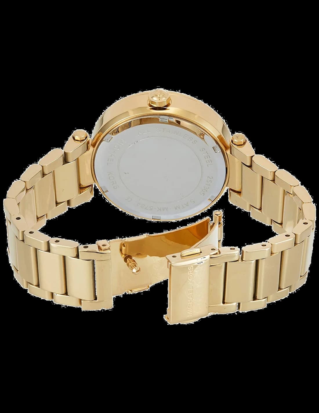 Montre Femme Michael Kors MK5784 Parker Chronographe Acier Doré Cristaux vue 3