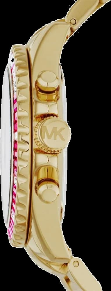 Attache bracelet Michael Kors MK5871 en acier inoxydable argenté avec fermoir déployant, maillons lisses ajustables