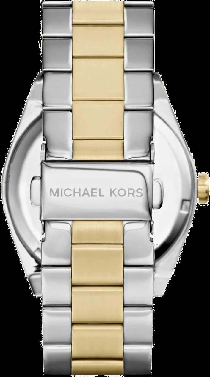 Visage cadran Michael Kors MK5893 révèle index appliqués et guichet date à 3 heures