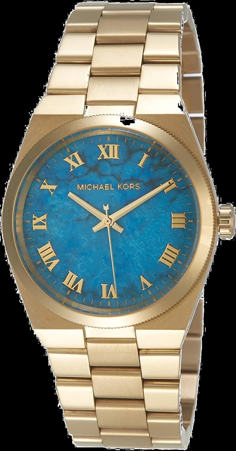 Montre Femme Michael Kors MK5894 - Cadran Turquoise & Bracelet Or