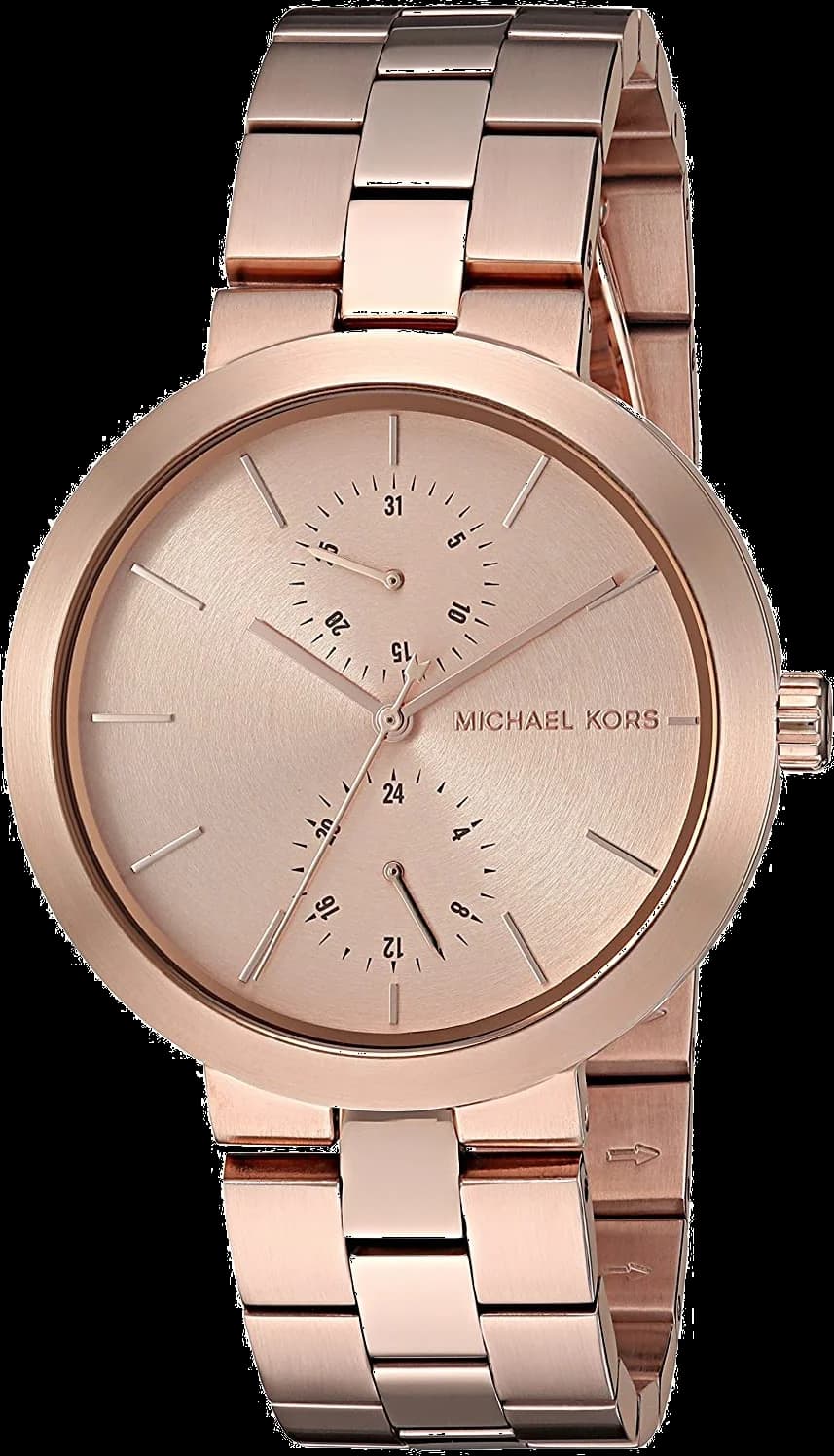 Montre Femme Michael Kors MK6409 en Acier Or Rose vue 2