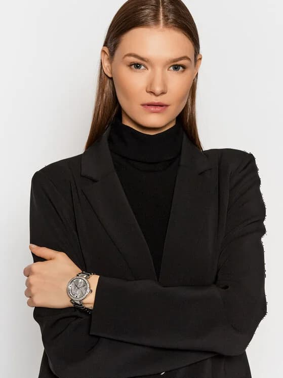 Montre Michael Kors Parker MK6658 pour femme en acier argenté vue 4