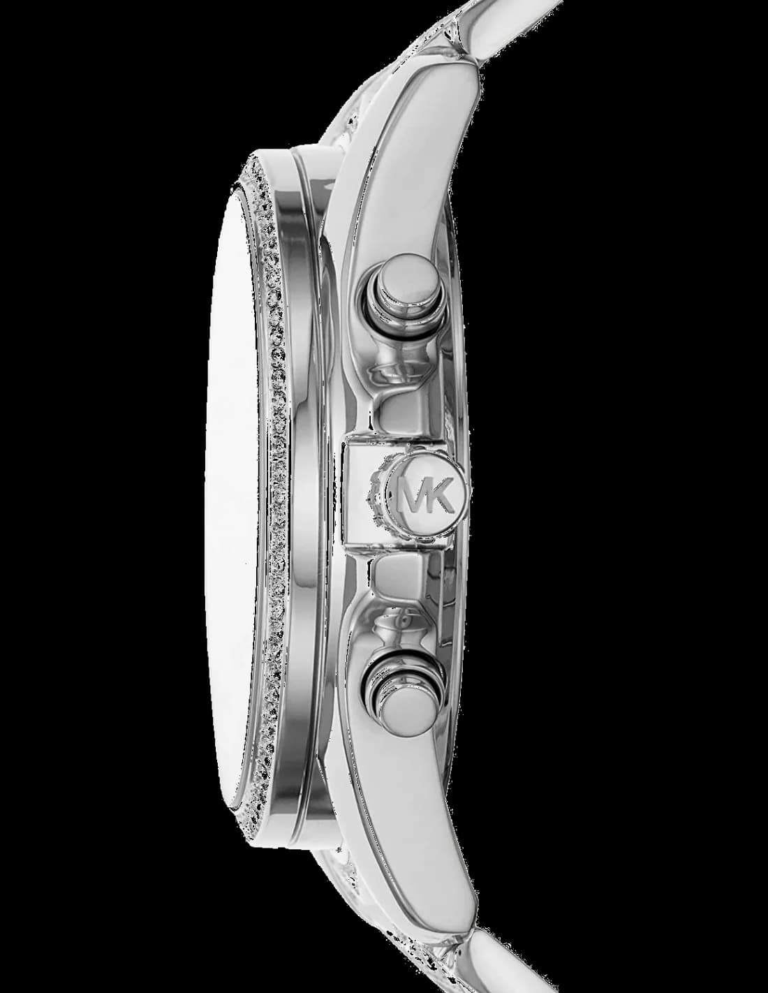 Attache bracelet Michael Kors MK6728 en acier inoxydable doré avec fermoir déployante ajustable pour un maintien sûr et raffiné