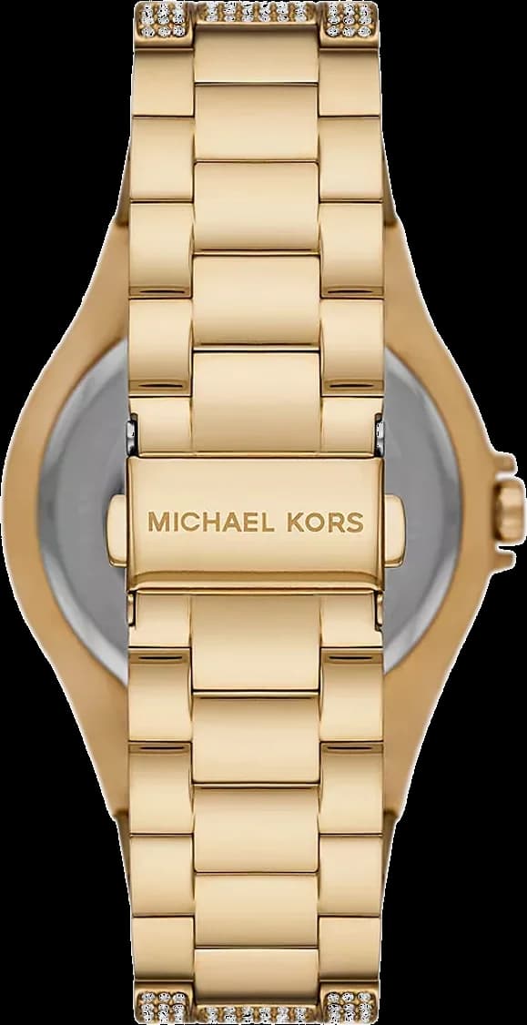 Visage cadran Michael Kors MK6991 dévoile index à cristaux et aiguilles bâtons pour une lisibilité précise