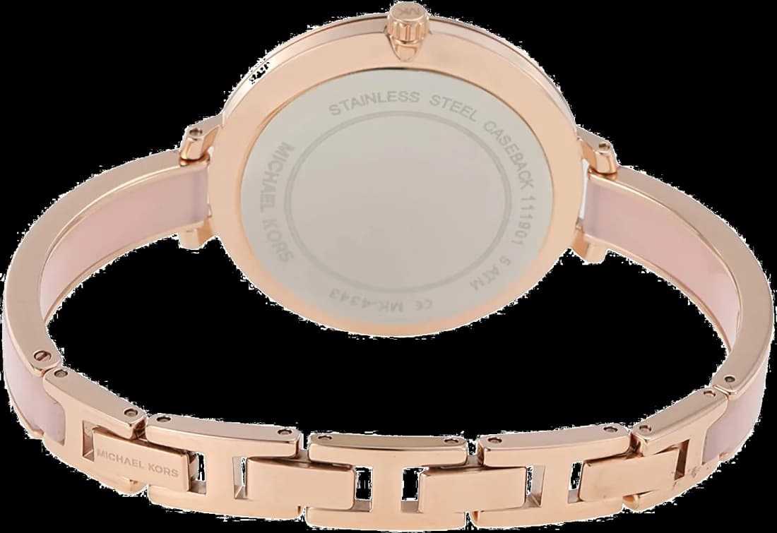 Montre Michael Kors Jayne MK7119 pour Femme en Acier Or Rose vue 2