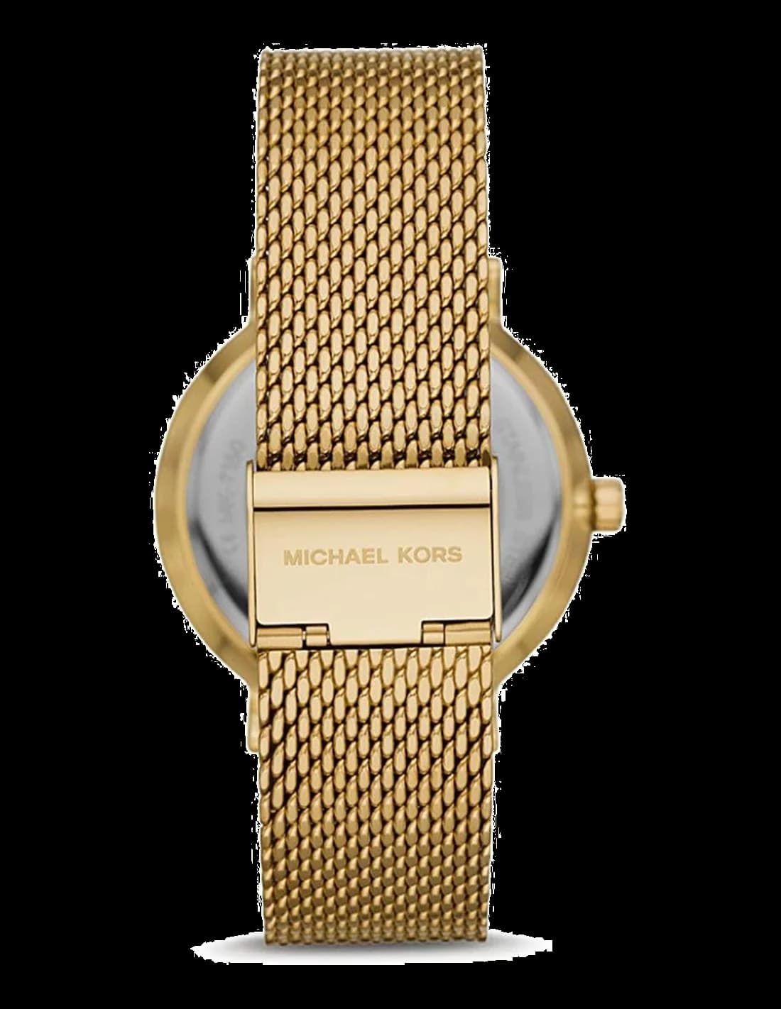 Montre Michael Kors MK7150 Auden Unisexe en Acier Or et Maille Milanaise vue 2