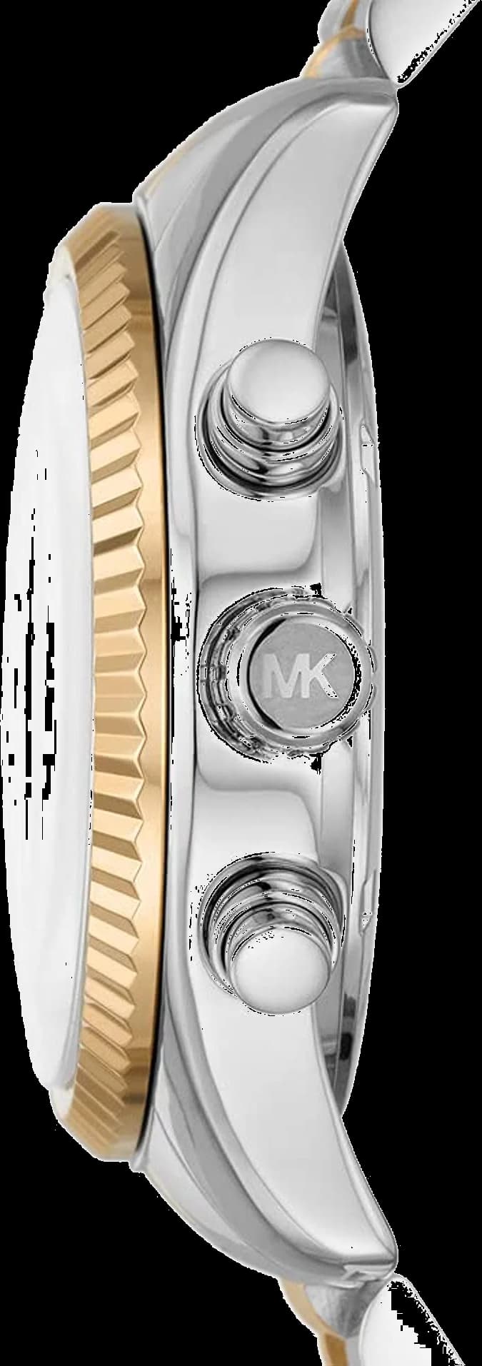 Montre Michael Kors Lexington MK7218 pour Femme, Cadran Bleu, Bracelet Acier Argent vue 2