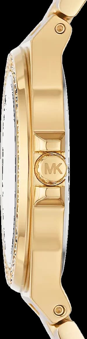 Attache bracelet Michael Kors MK7278 en acier inoxydable doré avec fermoir déployant double sécurité