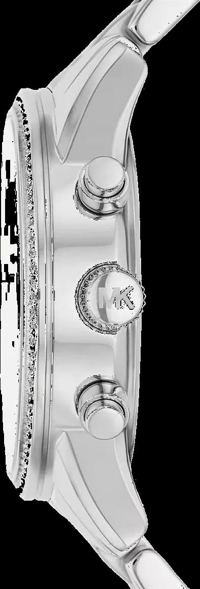 Attache bracelet Michael Kors MK7301 en acier inoxydable doré, fermoir déployant ajustable