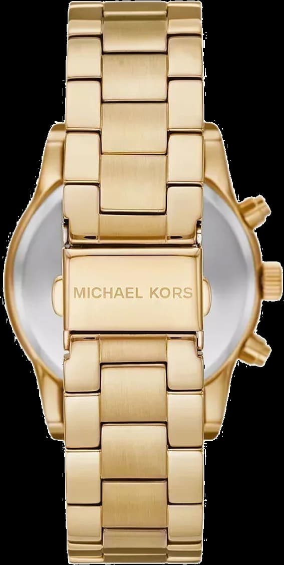 Montre Michael Kors Ritz MK7310 chronographe femme bracelet acier doré vue 2