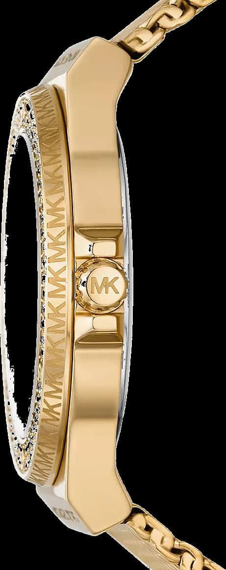 Attache bracelet Michael Kors MK7335 en acier inoxydable argenté, maillons polis, fermoir déployant sécurisé