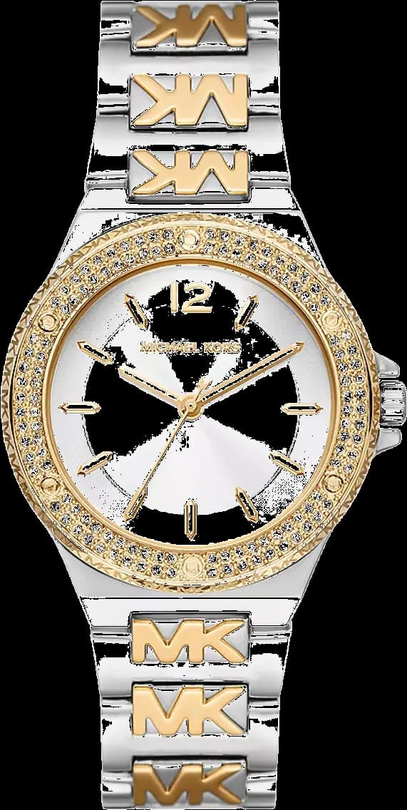 Montre Femme Michael Kors Lennox MK7338 - Cadran argenté, bracelet acier bicolore or et argent