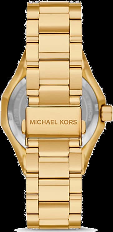 Attache bracelet Michael Kors MK7398 en acier inoxydable doré avec fermoir déployant ajustable