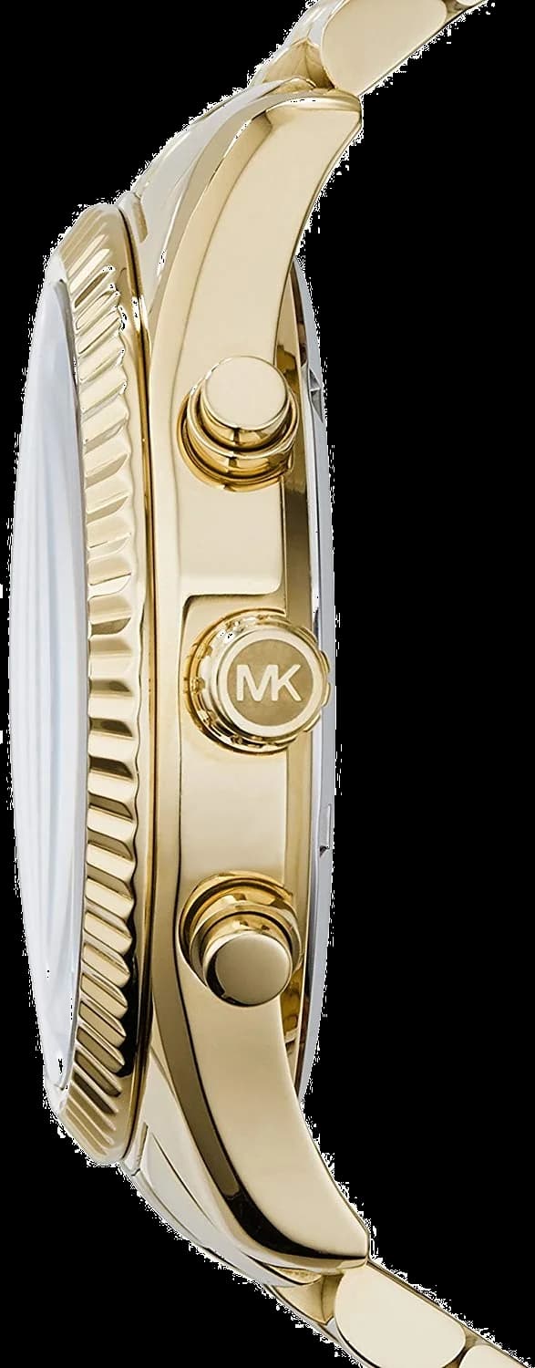 Montre Homme Michael Kors MK8286 - Chronographe Acier Doré, Cadran Noir vue 2