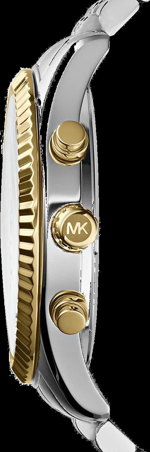 Montre Homme Michael Kors MK8344 Lexington Bicolore Argent et Doré 45mm vue 2