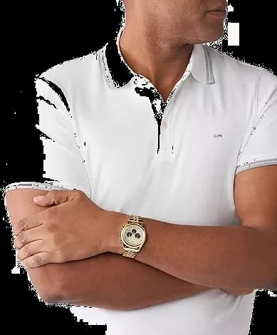 Montre Homme Michael Kors MK8494 Lexington en Acier Doré avec Cristaux vue 2