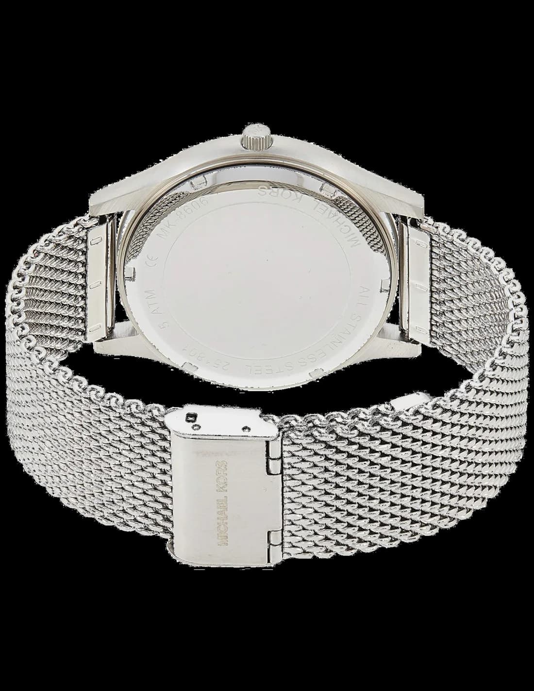Montre Homme Michael Kors Runway MK8606 Cadran Noir Bracelet Acier Argent vue 3