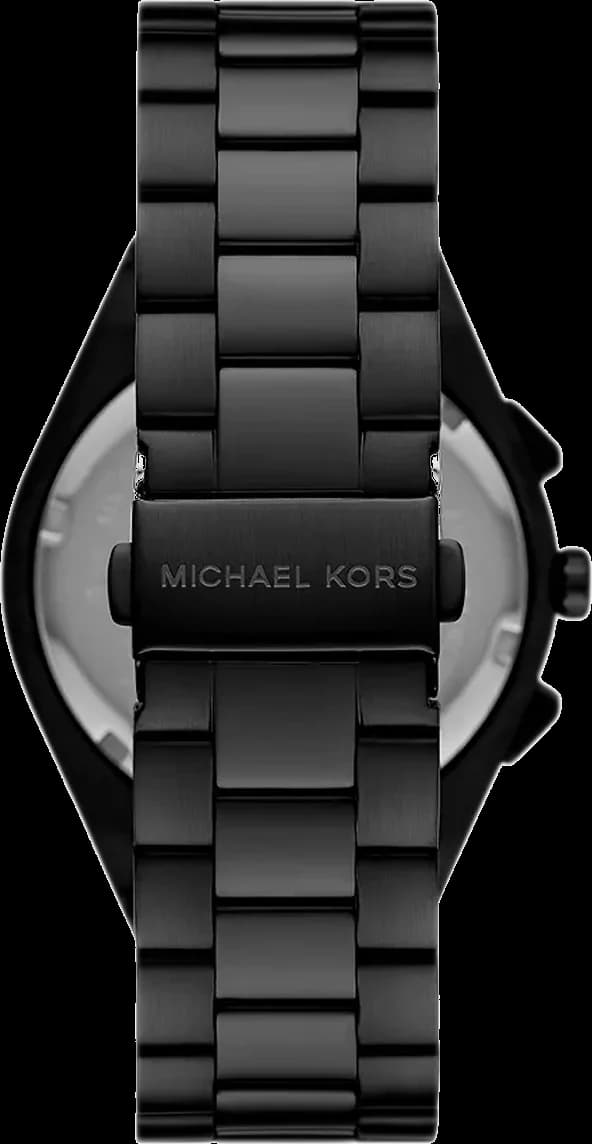 Visage cadran Michael Kors MK9146 révèle compteurs chronographe à 3,6,9 heures et guichet date à 4h30 pour fonctionnalité précise