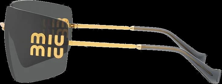 Lunettes de Soleil Miu Miu MU 54YS - Monture métal doré - Femme