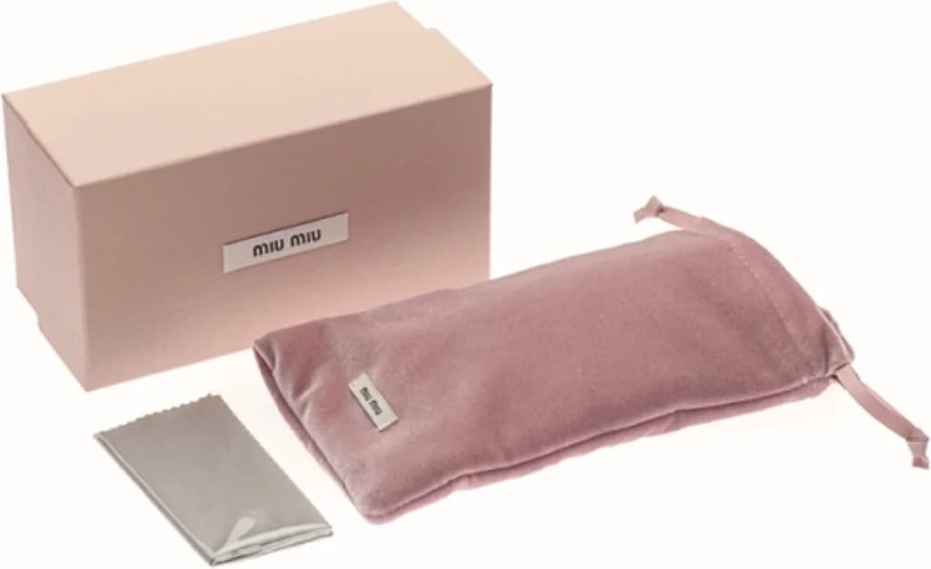 Lunettes de Soleil Miu Miu MU 54YS - Monture métal doré - Femme vue 4