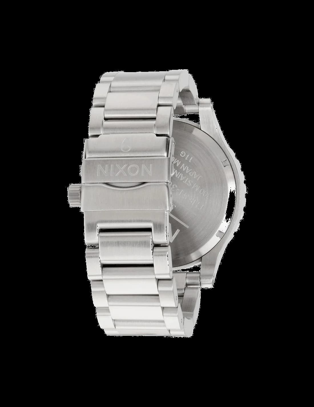 Montre Homme Nixon The 51-30 Chrono A083-100, boîtier et bracelet acier argent vue 3