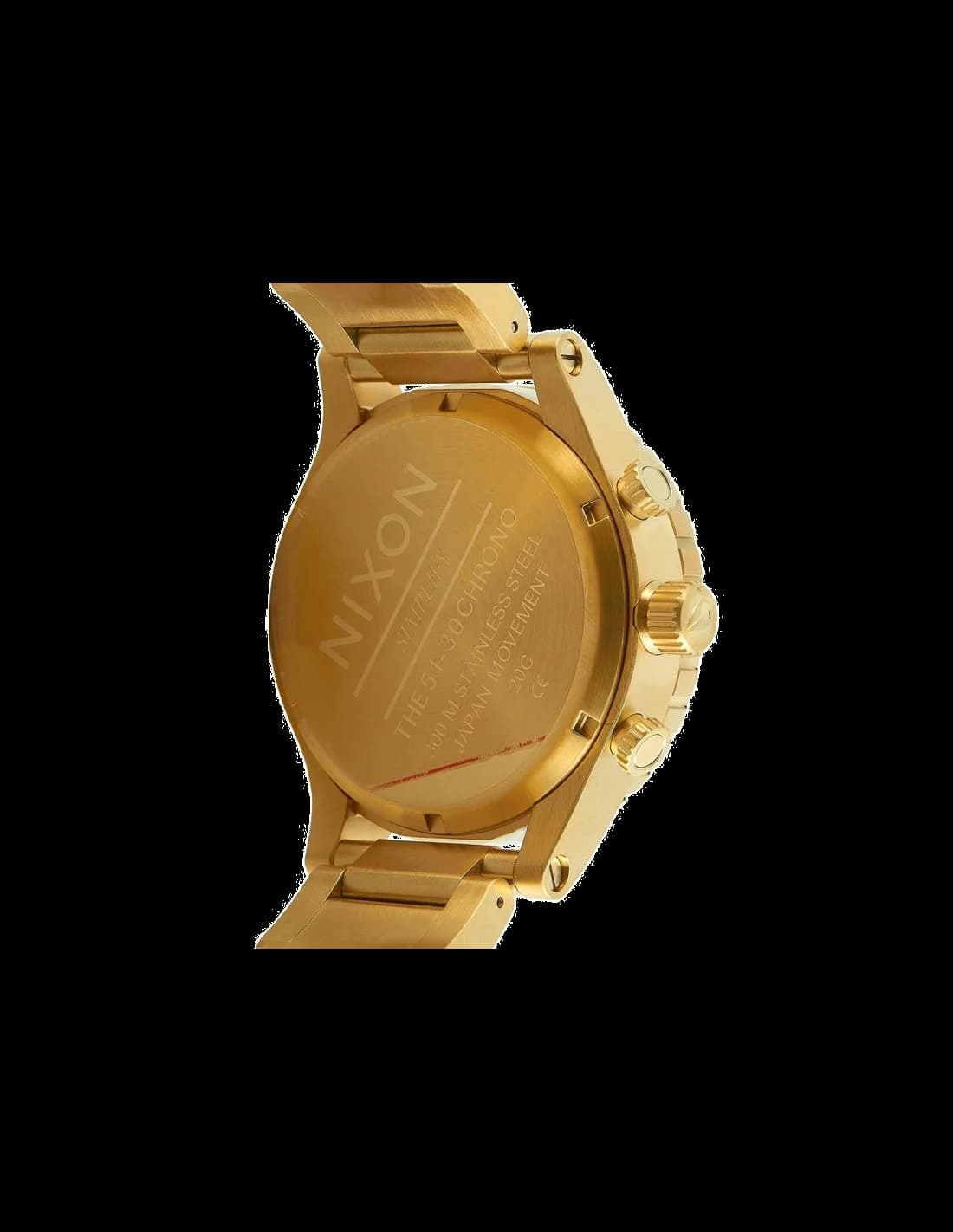 Montre Homme Nixon The 51-30 Chrono A083-502 en Acier Doré vue 2