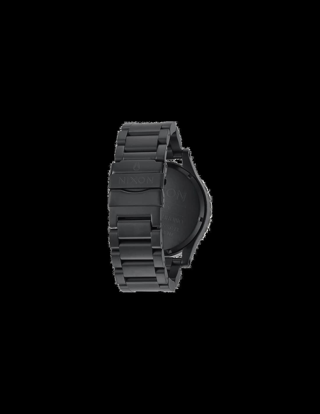 Montre Homme Nixon 51-30 Chrono A083-957 - Boîtier noir, cadran noir et index or rose vue 3