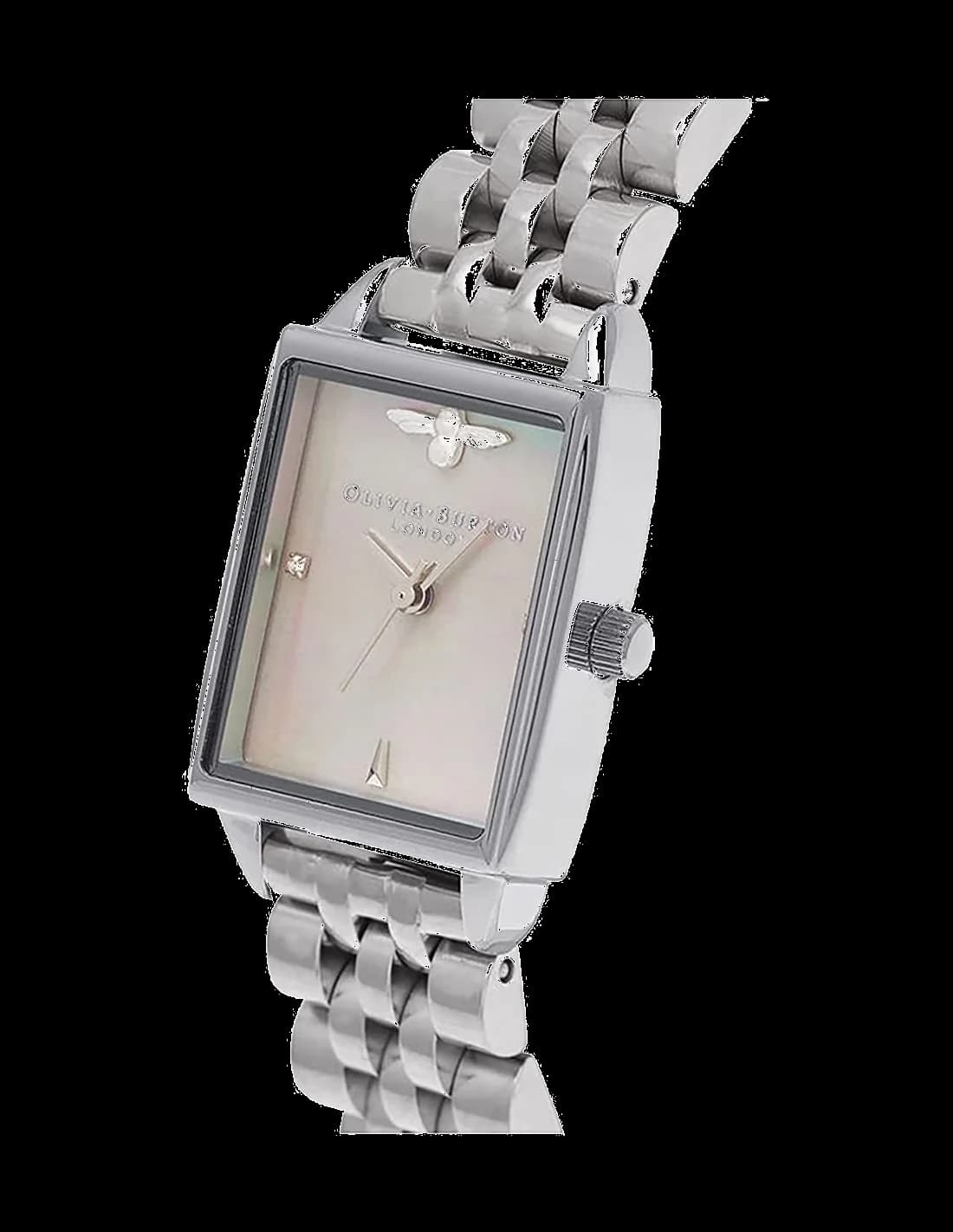 Montre Femme Olivia Burton OB16BH03 Bee Hive, Cadran Nacre et Bracelet Acier Argent vue 2
