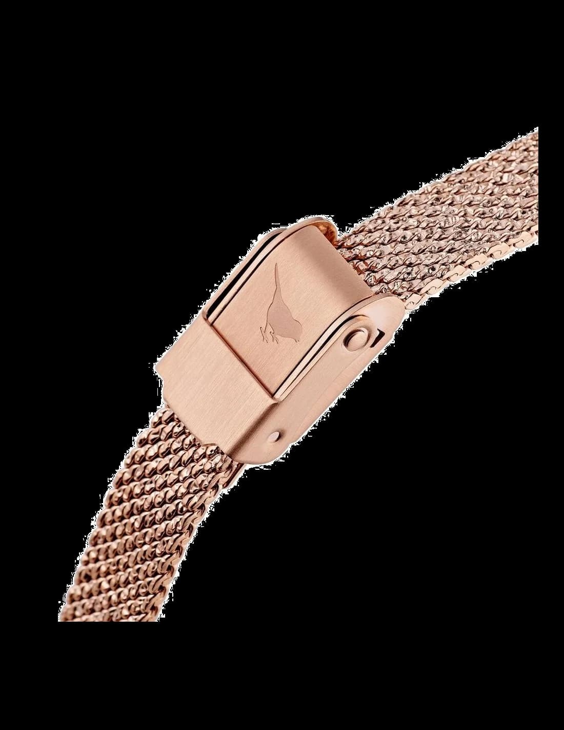 Montre Femme Olivia Burton OB16FB15 Cadran Deep Sea Pailleté Bracelet Acier Or Rose vue 3