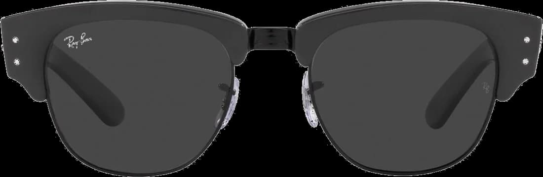 Lunettes de soleil Ray-Ban Mega Clubmaster RB0316S 1367/48 - Monture grise unisexe vue 2