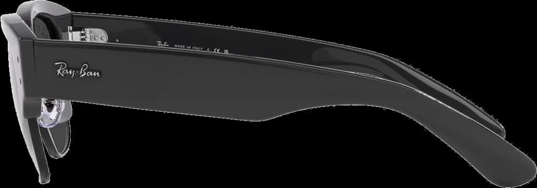 Lunettes de soleil Ray-Ban Mega Clubmaster RB0316S 1367/48 - Monture grise unisexe vue 3