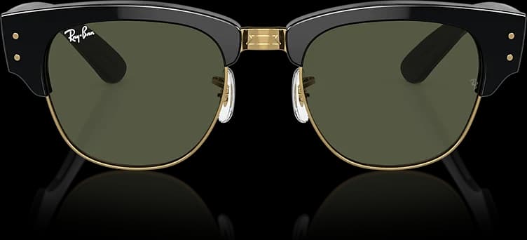 Lunettes de soleil Ray-Ban Mega Clubmaster RB0316S 901/31 - Noir - Unisexe vue 3