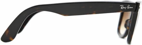 Lunettes de soleil Ray-Ban Wayfarer RB2140 902/51 - Monture écaille unisexe - Verres polarisés marron