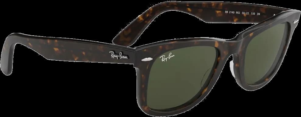 Lunettes de soleil Ray-Ban Wayfarer RB2140 902 - Monture écaille unisexe