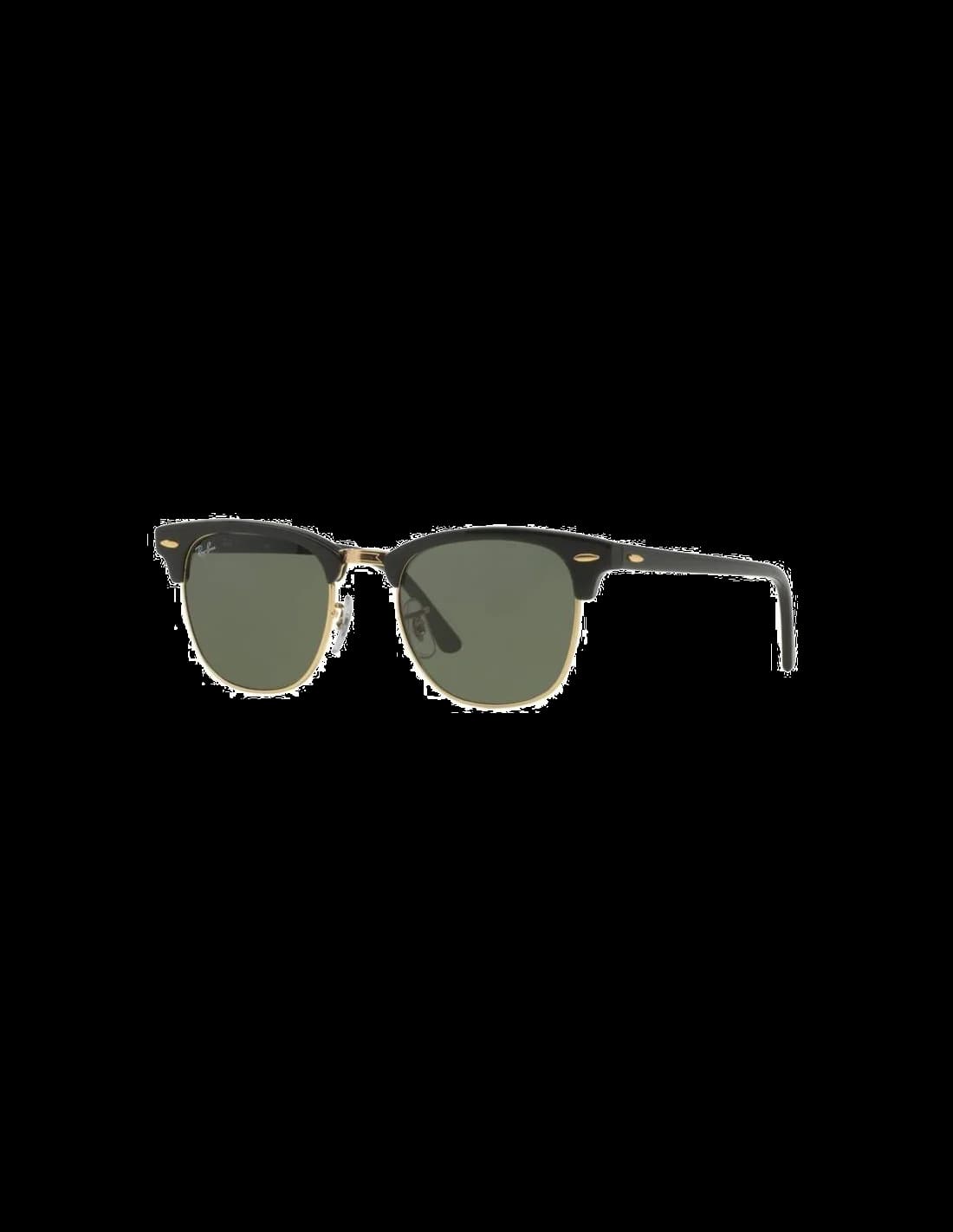 Lunettes de Soleil Ray-Ban Clubmaster RB3016 W0365 Noir Or - Modèle Unisexe